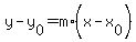 y-y%5B0%5D=m%2A%28x-x%5B0%5D%29