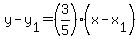 y-y%5B1%5D=%283%2F5%29%28x-x%5B1%5D%29
