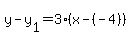 y-y%5B1%5D+=+3%28x-%28-4%29%29