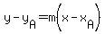 y-y%5BA%5D=m%28x-x%5BA%5D%29