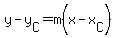 y-y%5BC%5D=m%28x-x%5BC%5D%29