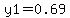 y1=0.69