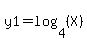 y1=log%284%2C%28X%29%29