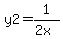 y2=1%2F%282x%29