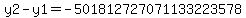 y2-y1=-501812727071133223578