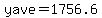 yave=1756.6