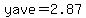 yave=2.87