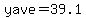 yave=39.1