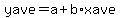 yave=a%2Bb%2Axave