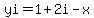 yi=1%2B2i-x