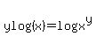 ylog%28x%29=log%28x%29%5Ey