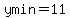 ymin=11