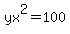 yx%5E2=100