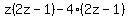 z%282z-1%29-4%282z-1%29