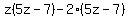 z%285z-7%29-2%285z-7%29