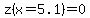 z%28x=5.1%29+=+0