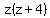 z%28z%2B4%29