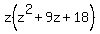 z%28z%5E2%2B9z%2B18%29