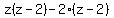 z%28z-2%29-2%28z-2%29