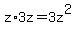 z%2A3z=3z%5E2