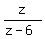 z%2F%28z-6%29