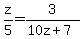z%2F5=3%2F%2810z%2B7%29
