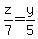 z%2F7+=+y%2F5