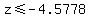 z%3C=-4.5778