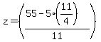z=%28%2855-5%2811%2F4%29%29%2F11%29