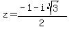 z=%28-1+-+i%2Asqrt%283%29%29%2F2