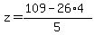 z=%28109-26%2A4%29%2F5