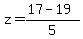 z=%2817-19%29%2F5