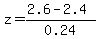 z=%282.6-2.4%29%2F0.24