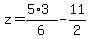 z=%285%2A3%29%2F6-11%2F2