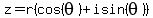 z=+r+%28+cos%28theta%29+%2B+i+sin%28theta%29+%29