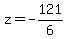 z=-121%2F6