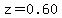 z=0.60