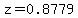 z=0.8779
