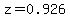 z=0.926