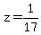 z=1%2F17