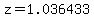 z=1.036433