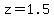 z=1.5