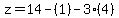 z=14-%281%29-3%284%29