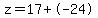 z=17%2B-24