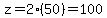 z=2%2850%29=100%29