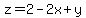z=2-2x%2By