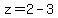 z=2-3