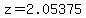 z=2.05375