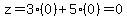 z=3%280%29%2B5%280%29=0