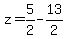 z=5%2F2-13%2F2
